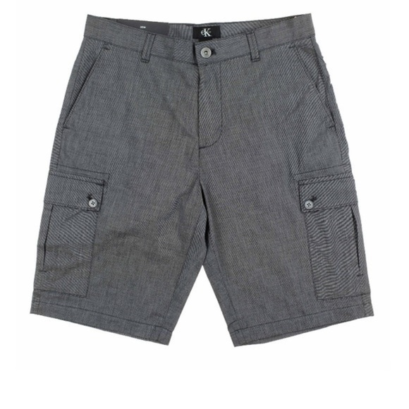 NEW Calvin Klein Mens Lifestyle Flat Front Cargo Shorts size 30 - Picture 1 of 5